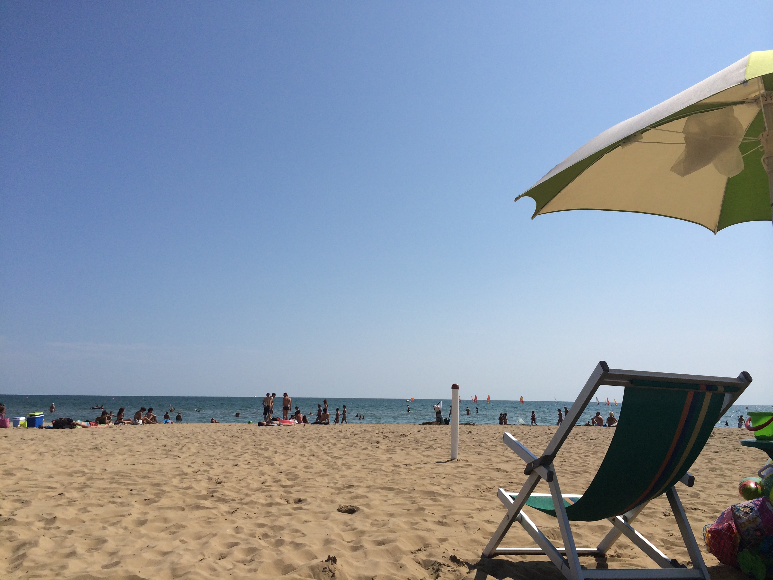 Strandstuhl zum Ausruhen
