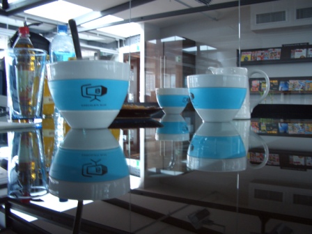 Chocolate Blue Cups