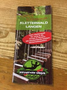 Hier steht alles drin: Kletterwald Langen