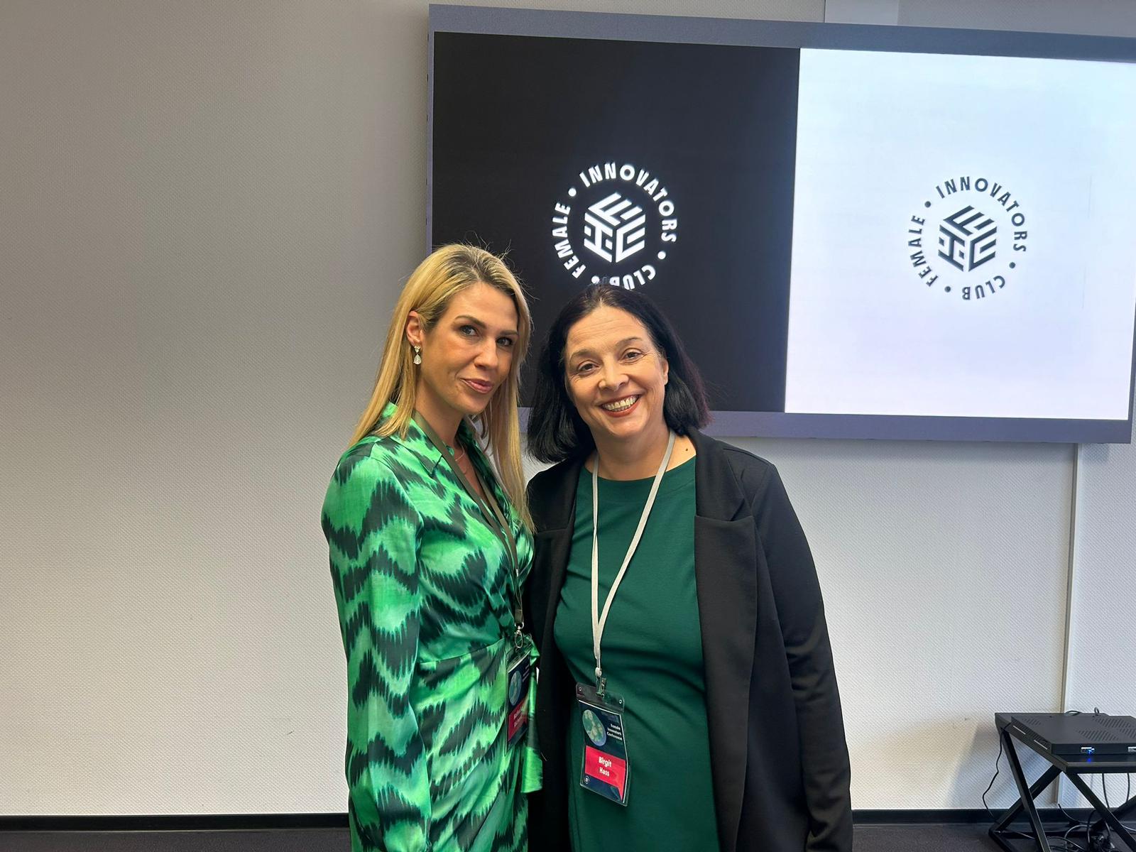 Female Innovators conference, Birgit Hass Finfluencer Circle und Nathalie Richert, Baader Bank AG