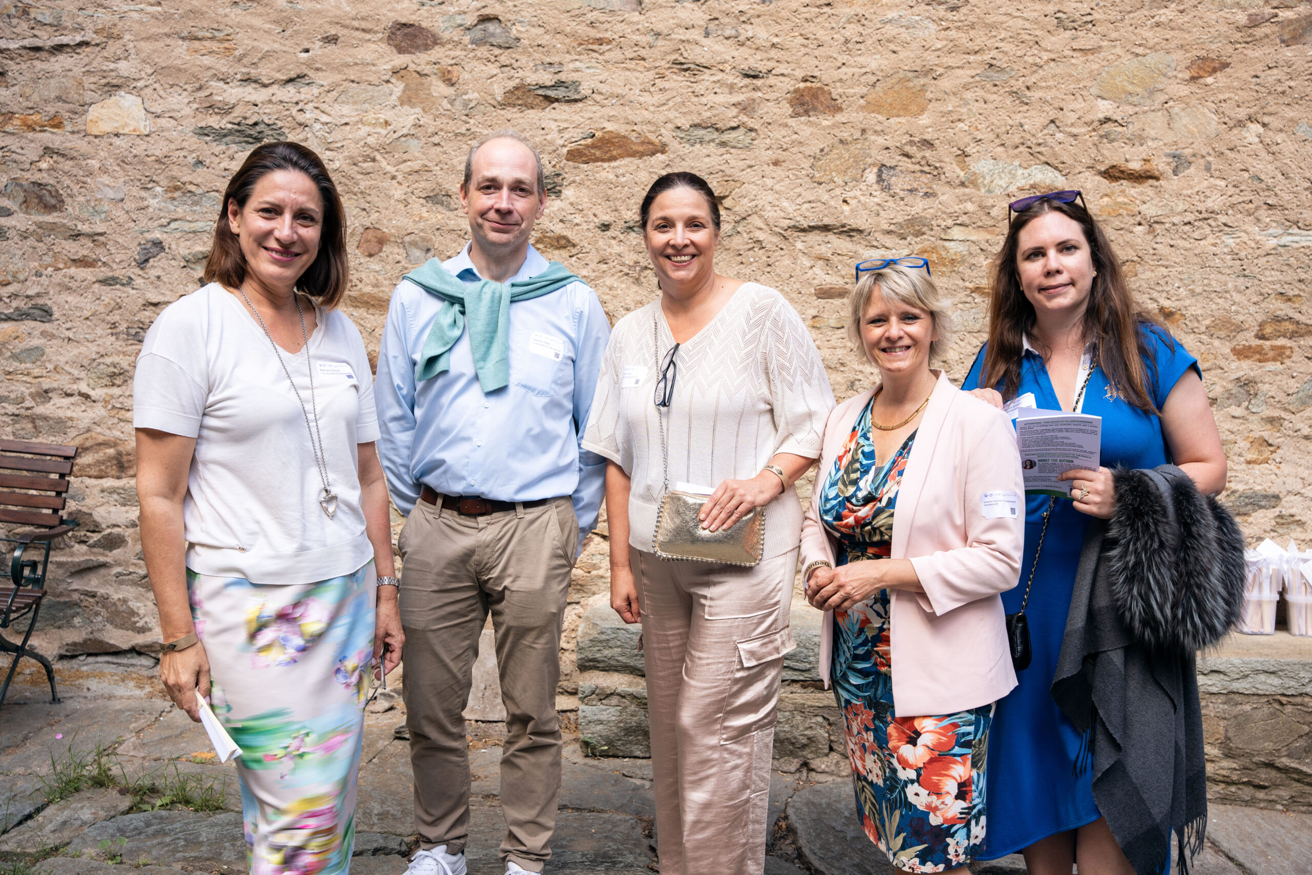 Mit Priscilla Schelp, Swantje Freifrau von Massenbach, Birgit Hass, Carsten Fritz und Martina Güttler