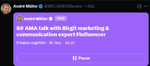 #18 AMA Talk mit Birgit Hass – Marketing- & Kommunikationsexpertin | Gründerin des Finfluencer Circle