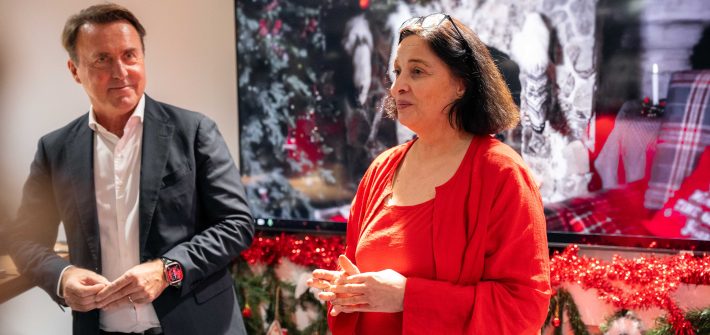 Thomas Heinz und Birgit Hass bei der xmas Feier des Finfluencer Circles