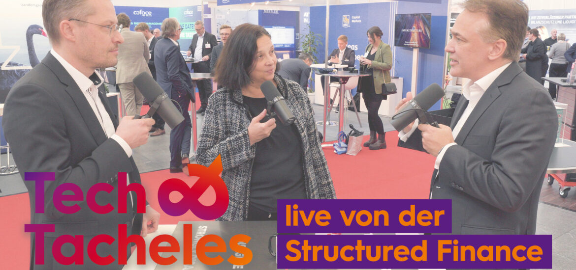 Birgit Hass moderiert Tech & Tacheles mit Dominik Heyer FAZ Business Media und René Zeitlberger Sopra Steria