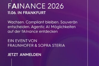 fAInance Event von Sopra Steria und Fraunhofer IAIS
