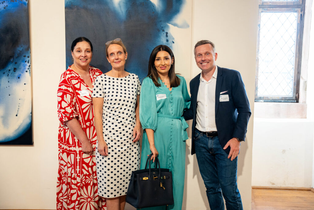 Birgit Hass, Stefanie Hubbard-Ford, Marsal Ghiasi, Birgit Hass and Geir Espekog from BOREAS presenting the POWR, QQCC and LUXY ETFS
